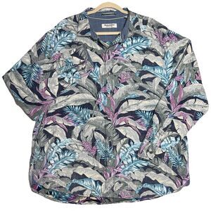 Tommy Bahama Men's Coastline Cord Lush Vines Leaf Print Corduroy Button Down XXL